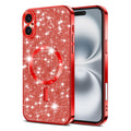 Techsuit - Luxury Glitter MagSafe - iPhone 16 Plus - Red