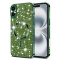 Techsuit - Luxury Glitter MagSafe - iPhone 16 Plus - Deep Green