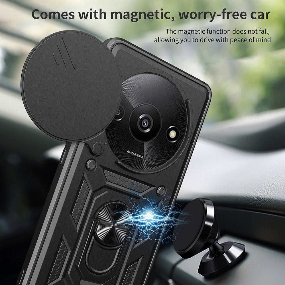 Techsuit - CamShield Series - Xiaomi Redmi A3 / Redmi A3x - Black