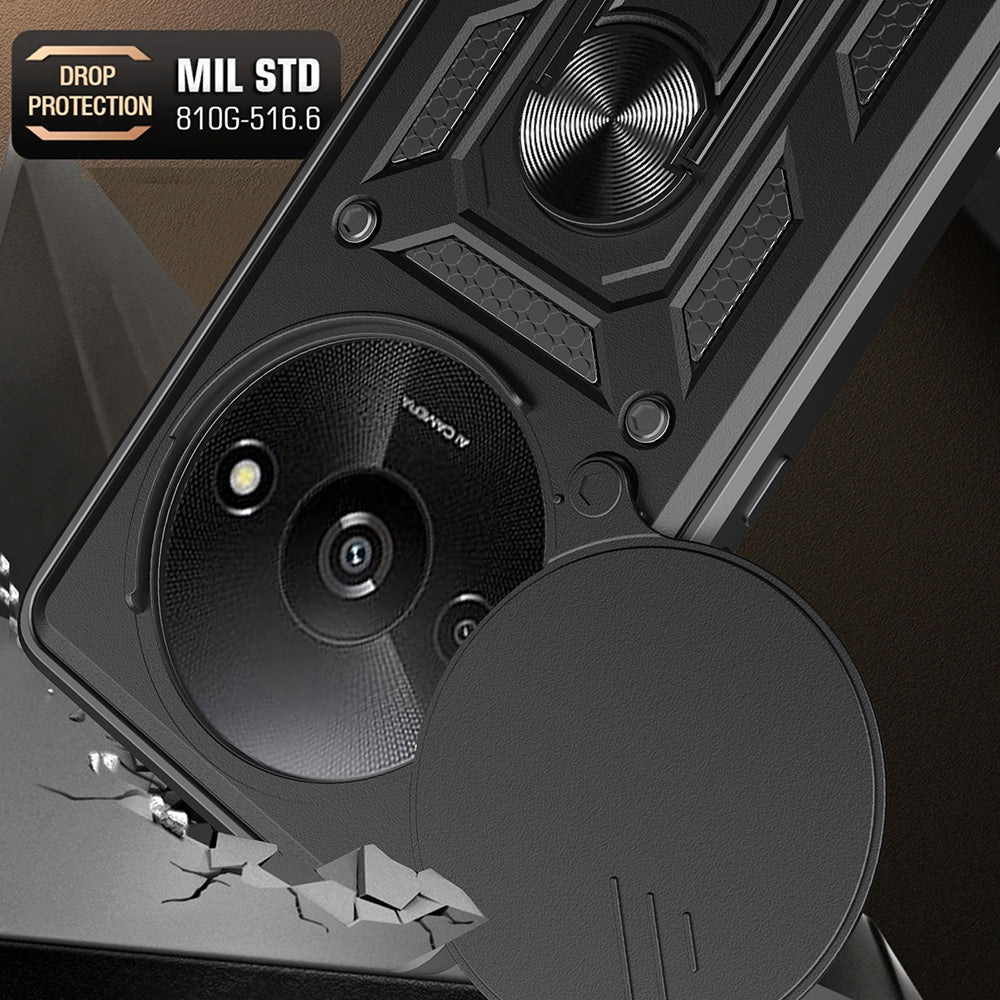 Techsuit - CamShield Series - Xiaomi Redmi A3 / Redmi A3x - Black