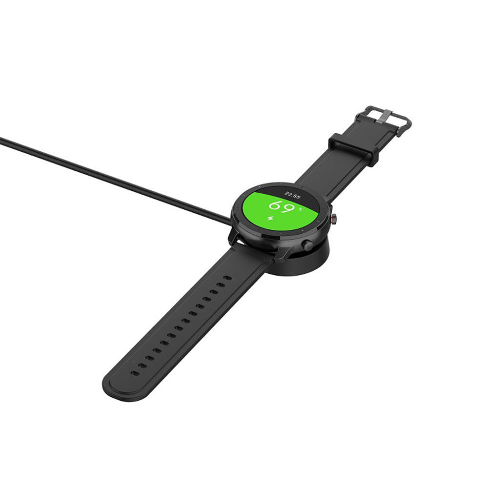 Techsuit - SmartWatch Wireless Charging Cable (THA1) - for Amazfit T-Rex / GTR 42mm / GTR 47mm / GTS - Black