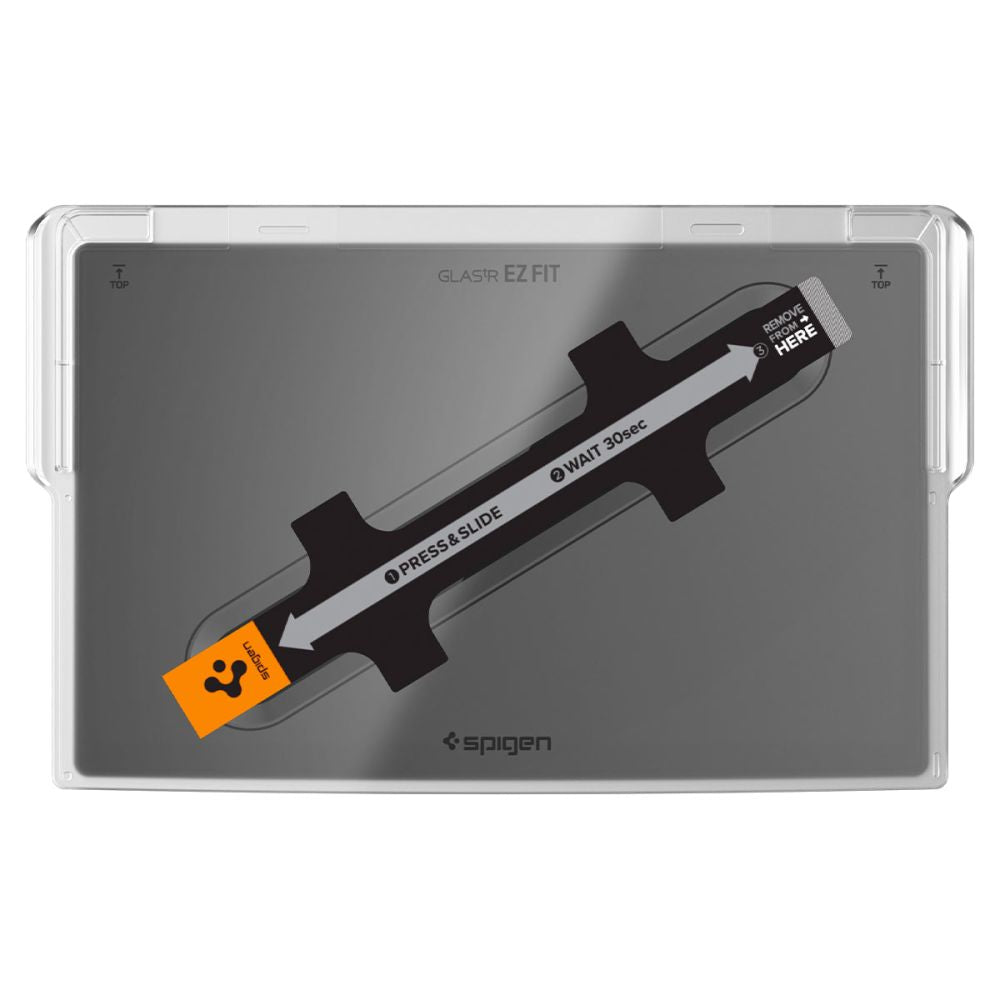 Spigen - Glas.tR EZ-FIT (AGL04688) - Tesla Model X 2022 / Model S 2021 - Black
