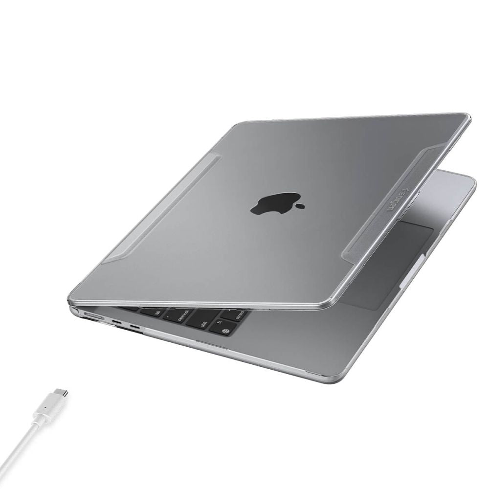 Husa laptop Spigen Thin Fit (ACS05271), MacBook Air 13" 2022/2024/2025, Transparent