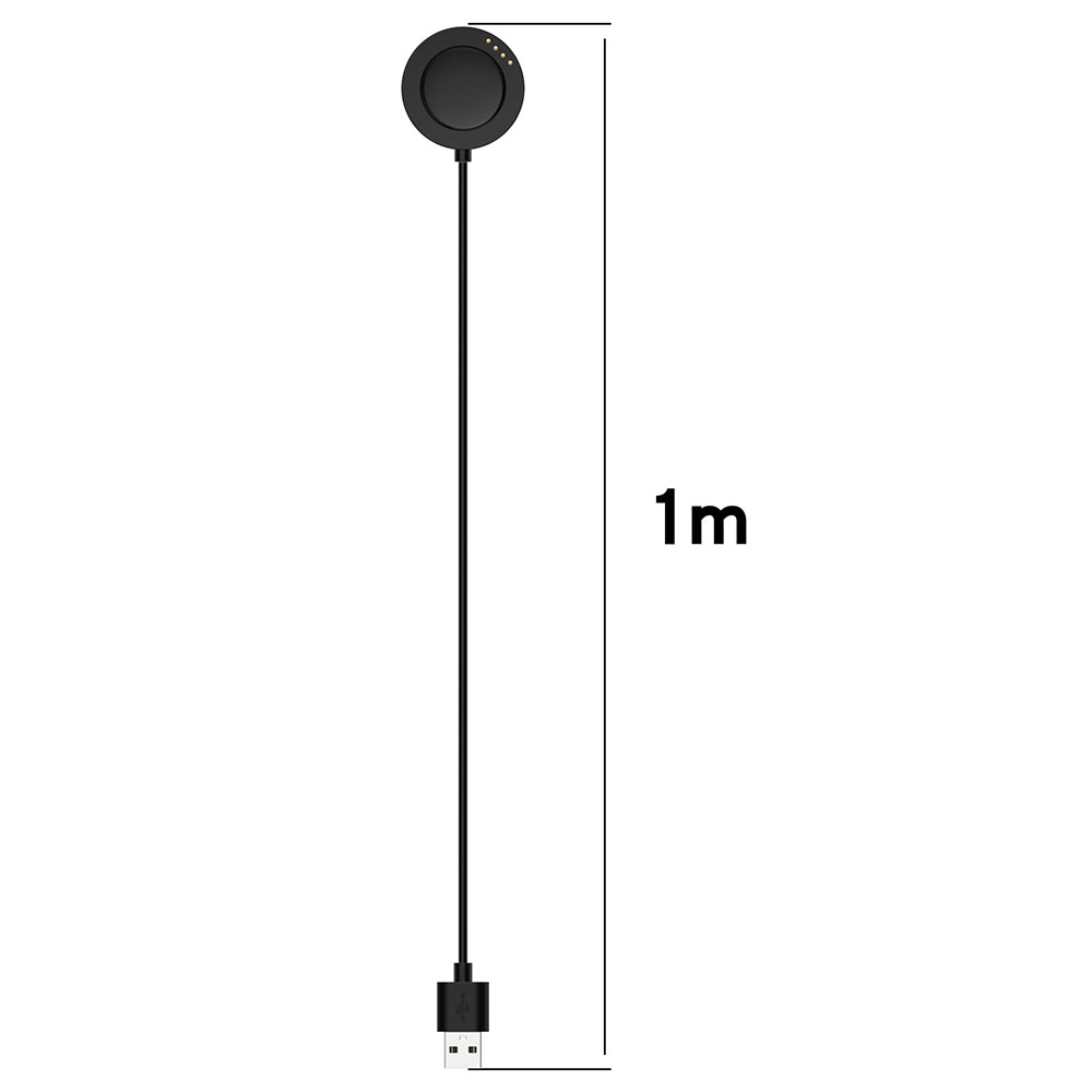 Techsuit - SmartWatch Wireless Charging Cable (TXC9) - for Xiaomi Watch S4 Sport, USB - Black