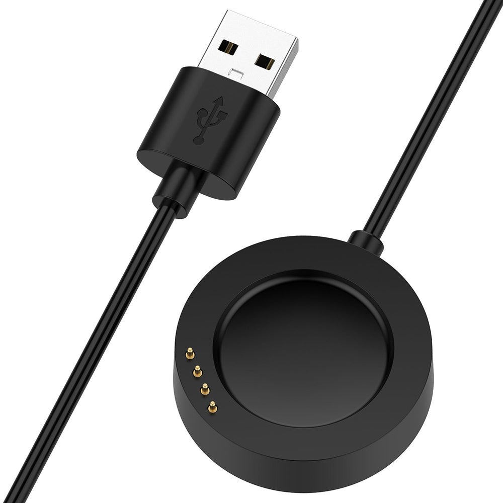 Techsuit - SmartWatch Wireless Charging Cable (TXC9) - for Xiaomi Watch S4 Sport, USB - Black