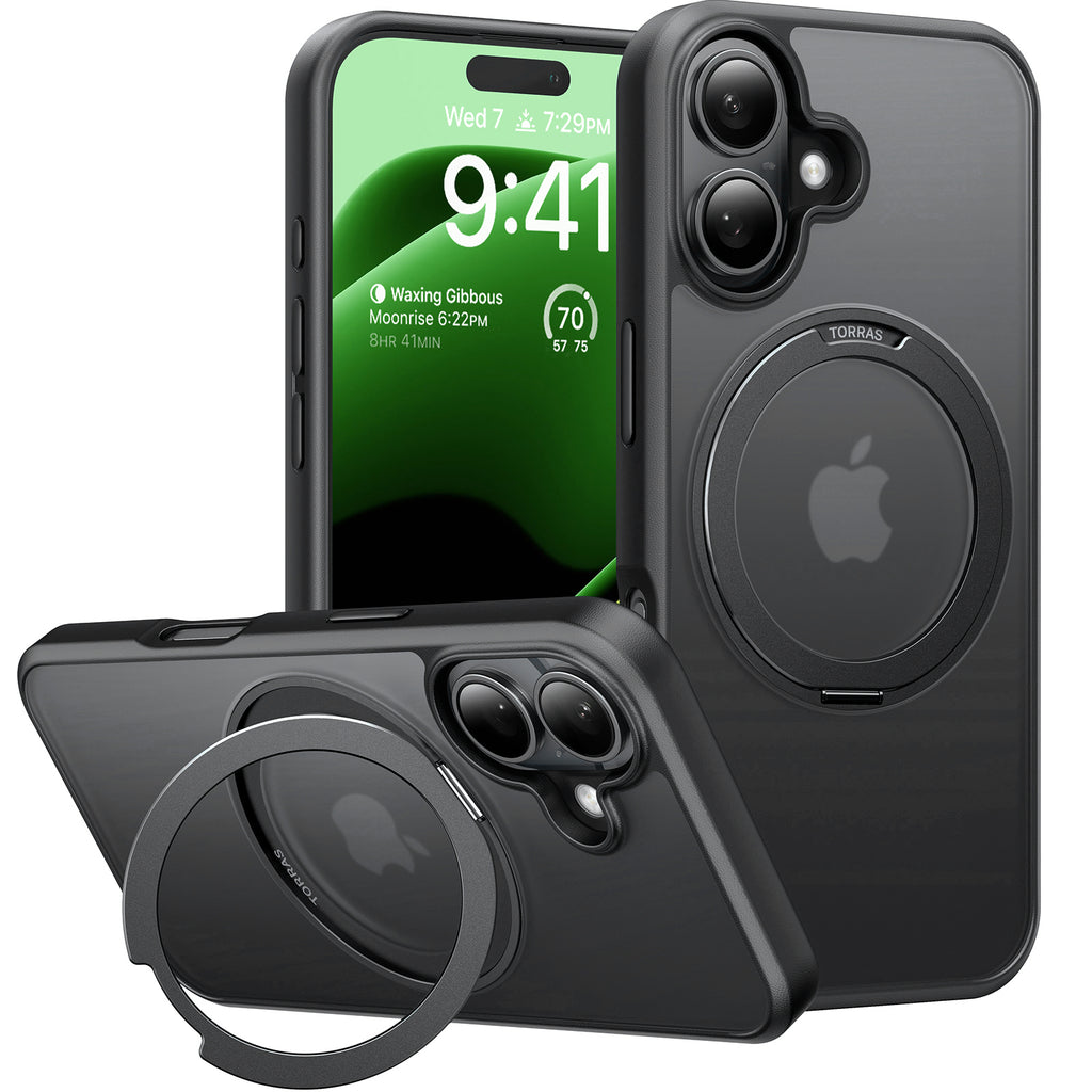Torras - Ostand Pro MagSafe Series - iPhone 16 Plus - Black