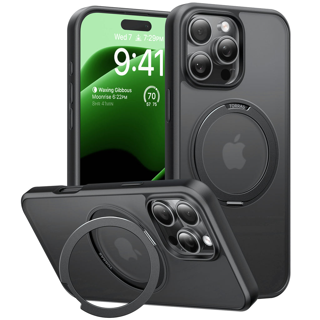 Torras - Ostand Pro MagSafe Series - iPhone 16 Pro Max - Black