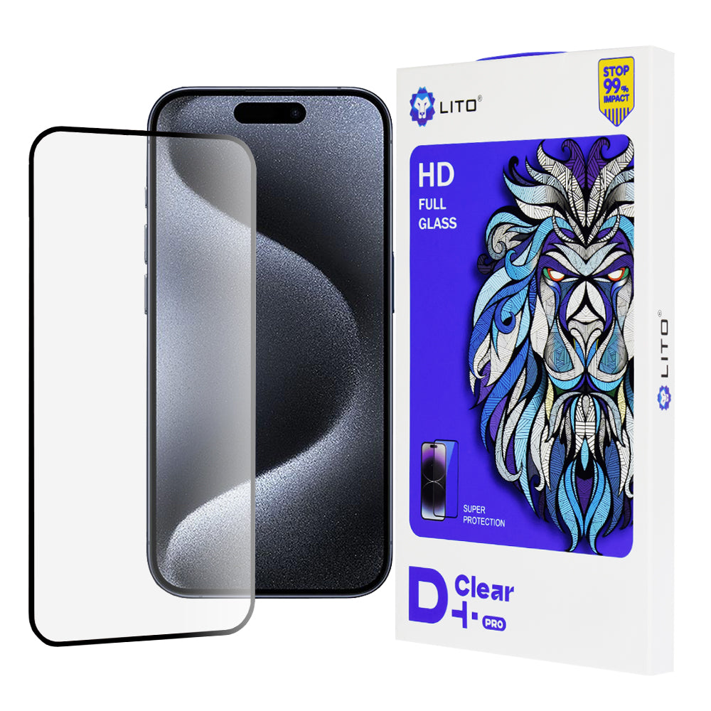Lito - D+ Pro Clear - iPhone 15 Pro - Black