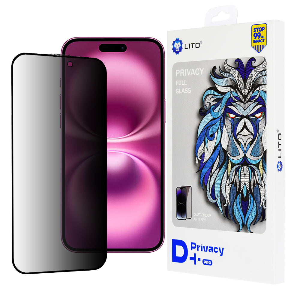 Lito - D+ Pro Privacy - iPhone 16 Plus - Black