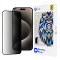 Lito Folie de protectie Lito D+ Pro Privacy compatibil cu iPhone 15 Pro Max, Negru