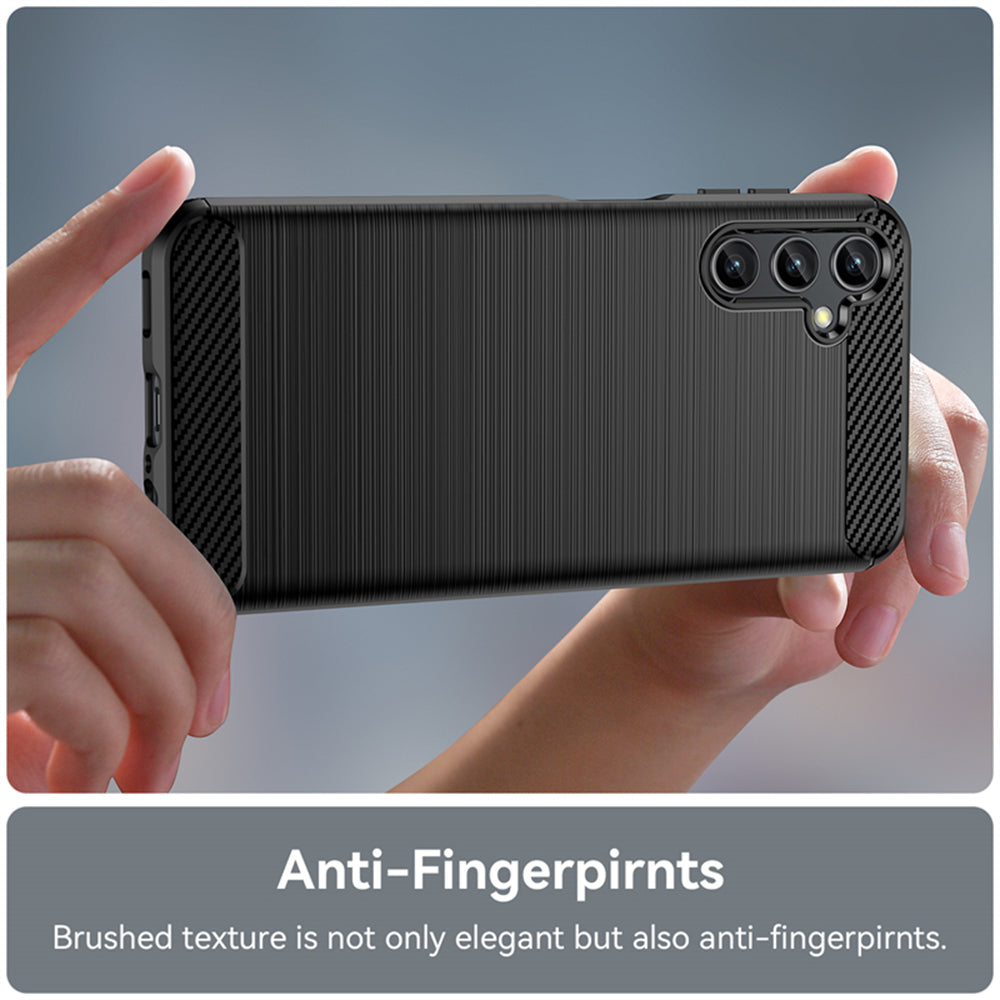 Techsuit - Carbon Silicone - Samsung Galaxy A14 4G / A14 5G - Black