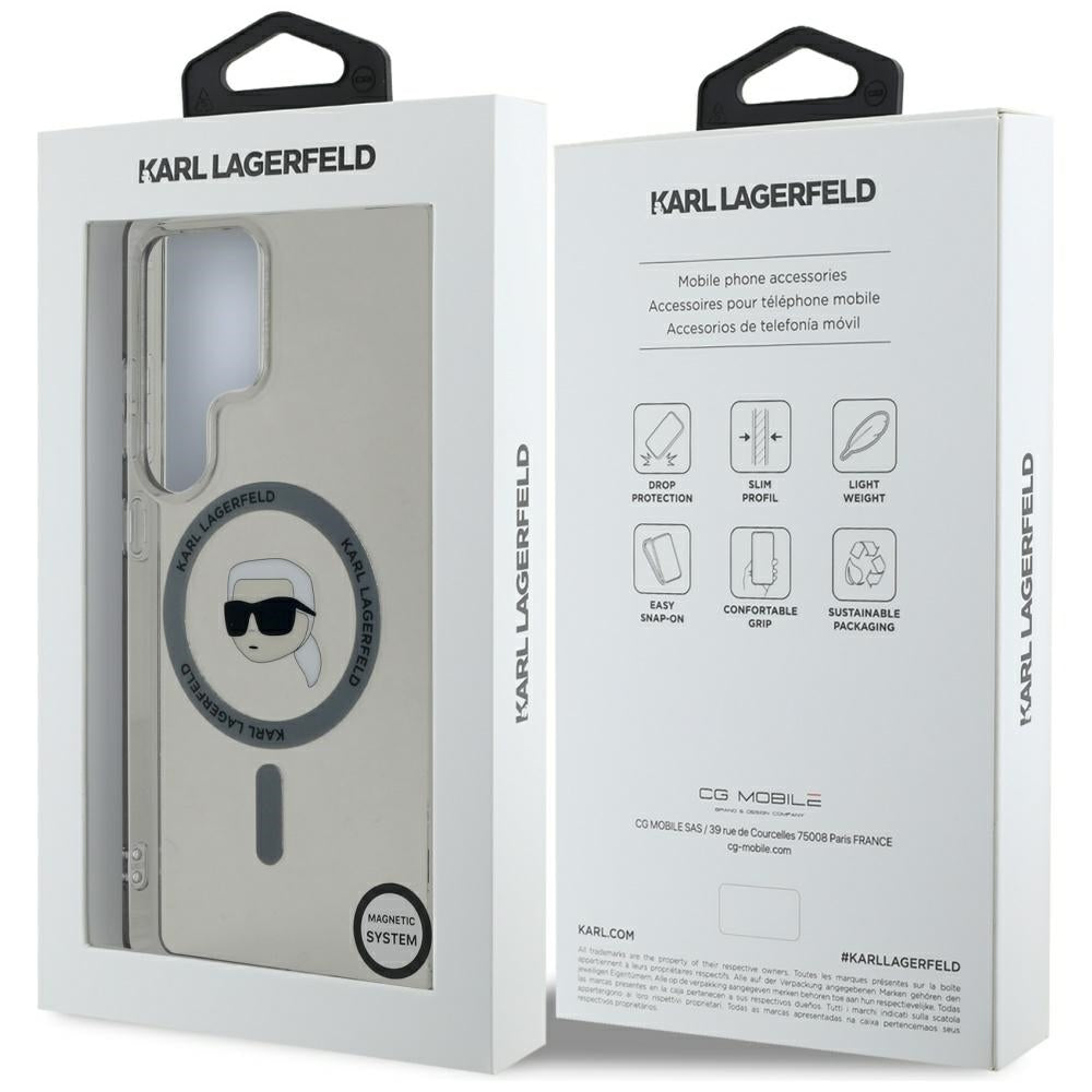 Karl Lagerfeld - IML MagSafe (KLHMS25LHLSKIK) - Samsung Galaxy S25 Ultra - Karl`s Head