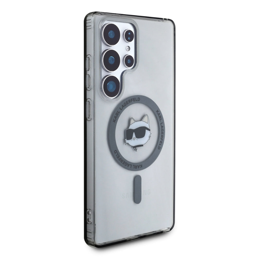 Karl Lagerfeld - IML MagSafe (KLHMS25LHLSCHK) - Samsung Galaxy S25 Ultra - Choupette`s Head