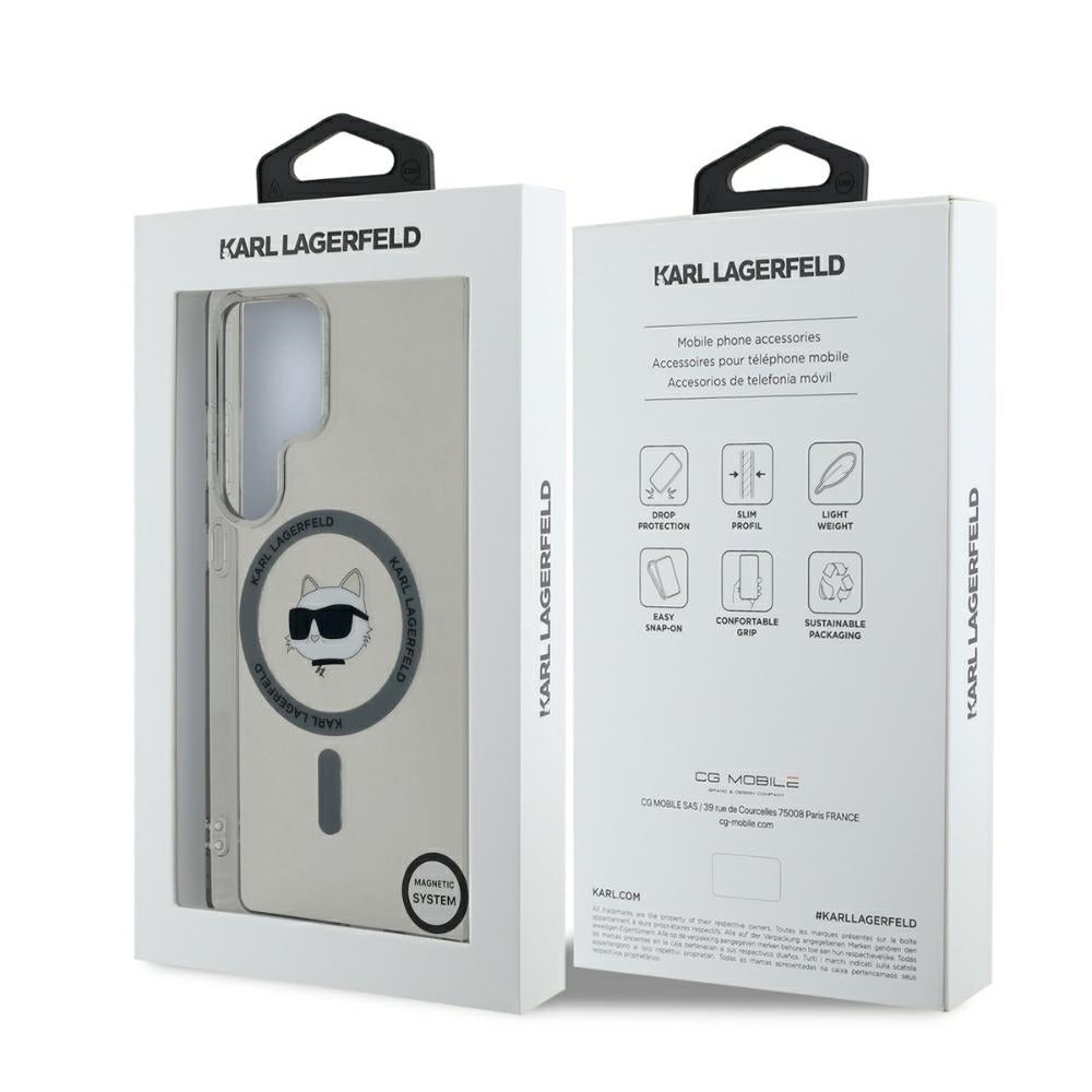 Karl Lagerfeld - IML MagSafe (KLHMS25LHLSCHK) - Samsung Galaxy S25 Ultra - Choupette`s Head