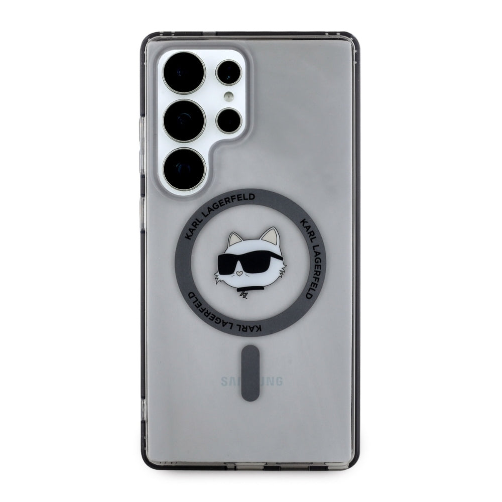 Karl Lagerfeld - IML MagSafe (KLHMS25LHLSCHK) - Samsung Galaxy S25 Ultra - Choupette`s Head