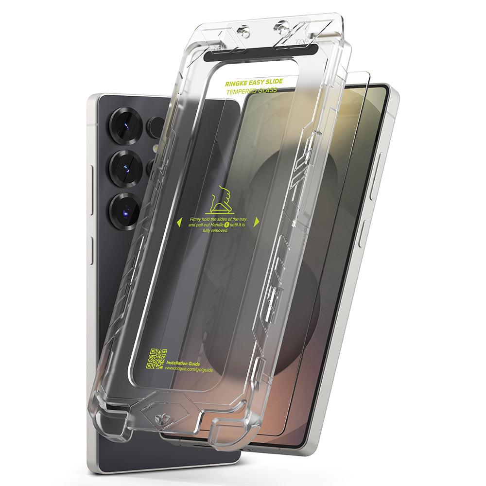 Ringke - Easy Slide Tempered Glass (2 pack) - Samsung Galaxy S25 Ultra - Clear