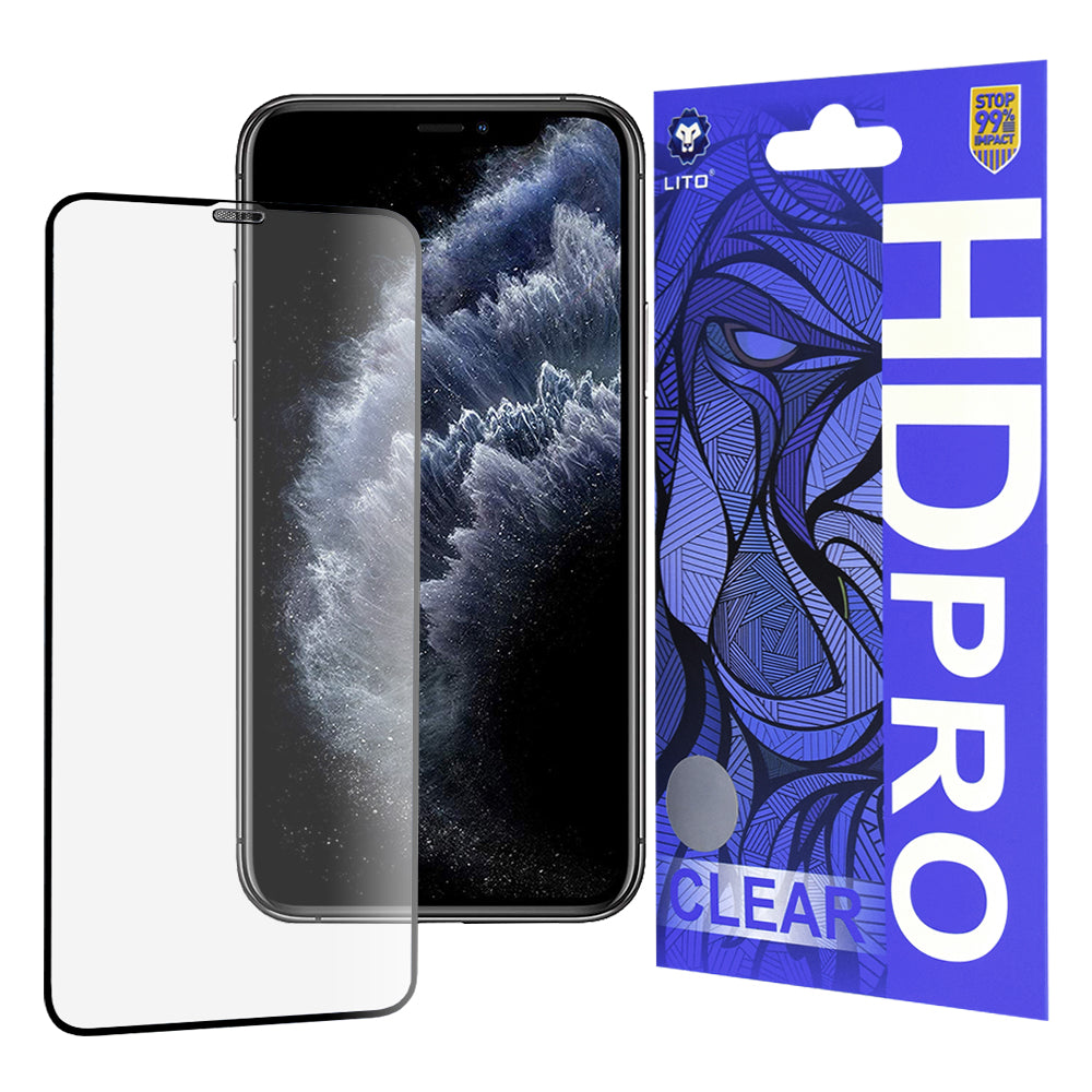 Lito Folie de protectie Lito HD Pro Clear compatibil cu iPhone XS Max / iPhone 11 Pro Max, Negru