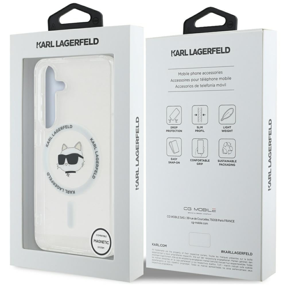 Karl Lagerfeld - IML MagSafe (KLHMS25SHLSCHH) - Samsung Galaxy S25 - Choupette`s Head