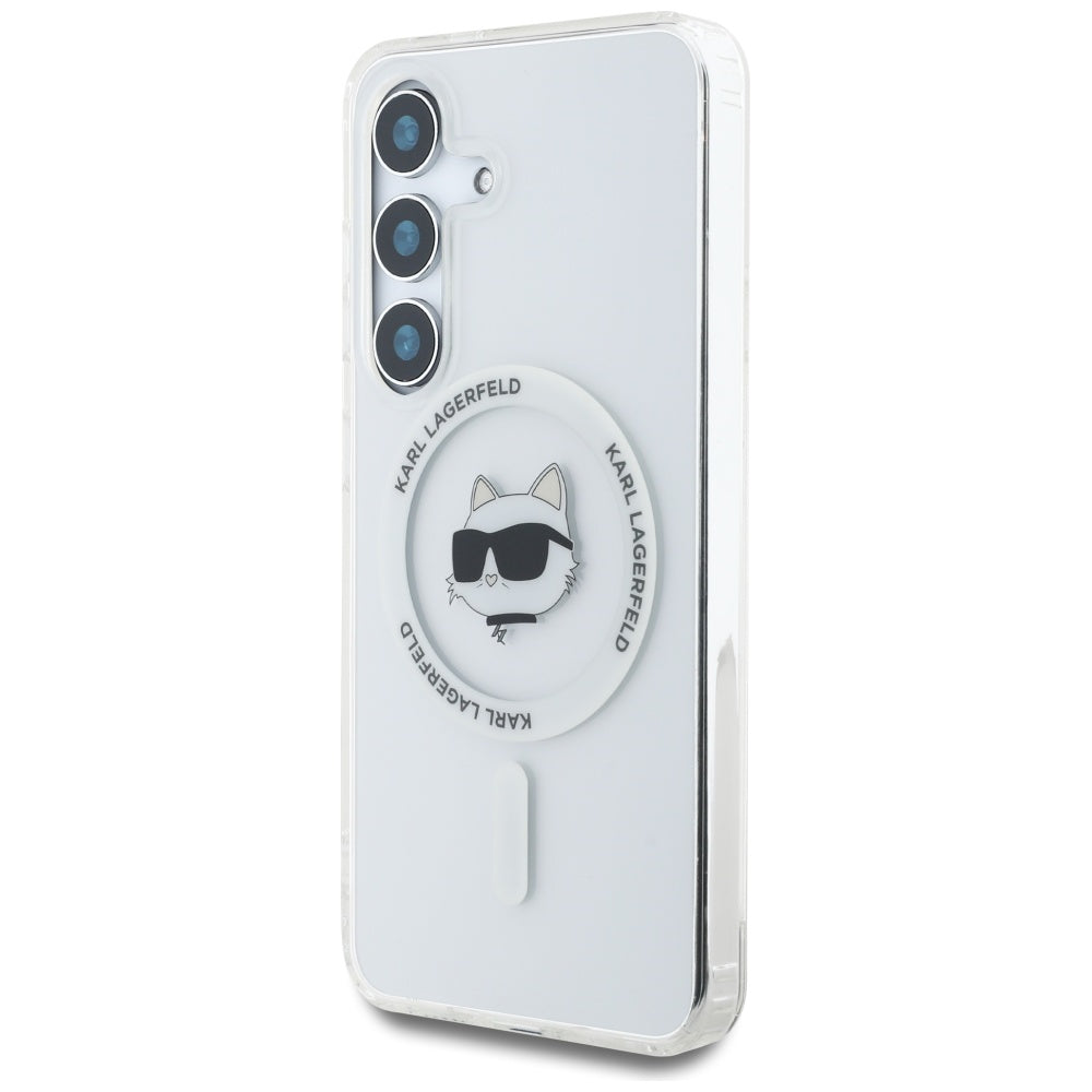 Karl Lagerfeld - IML MagSafe (KLHMS25SHLSCHH) - Samsung Galaxy S25 - Choupette`s Head