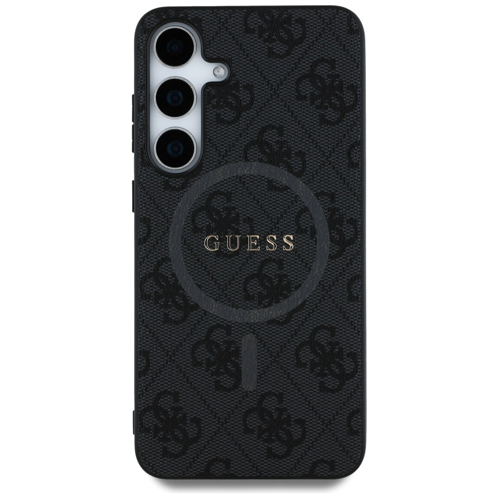 Guess - 4G Ring Classic Logo MagSafe (GUHMS25MG4GFRK) - Samsung Galaxy S25 Plus - Black
