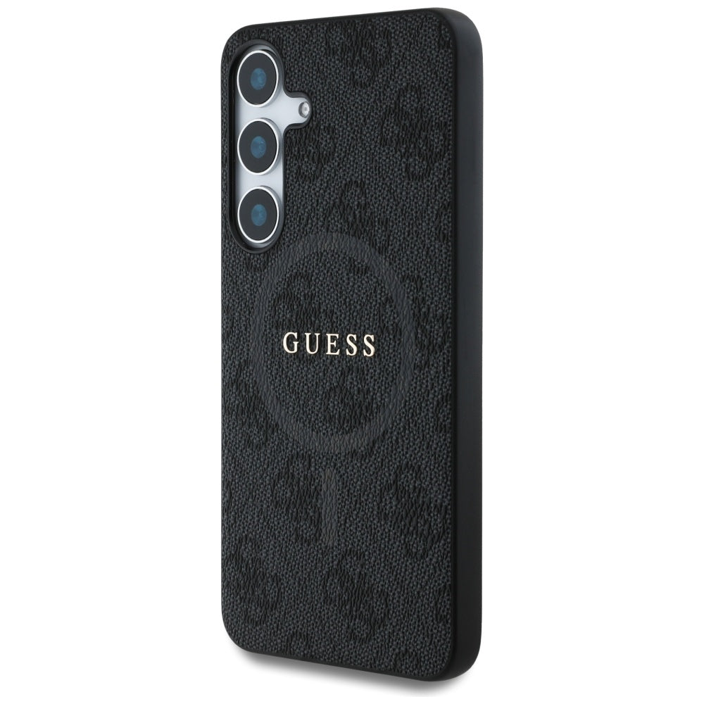Guess - 4G Ring Classic Logo MagSafe (GUHMS25MG4GFRK) - Samsung Galaxy S25 Plus - Black