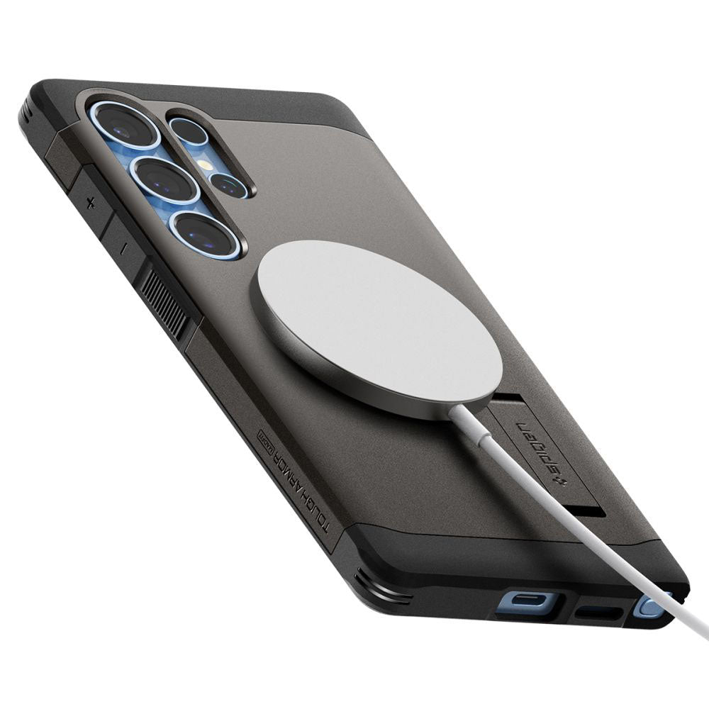 Spigen - Tough Armor MagSafe (ACS08965) - Samsung Galaxy S25 Ultra - Gunmetal
