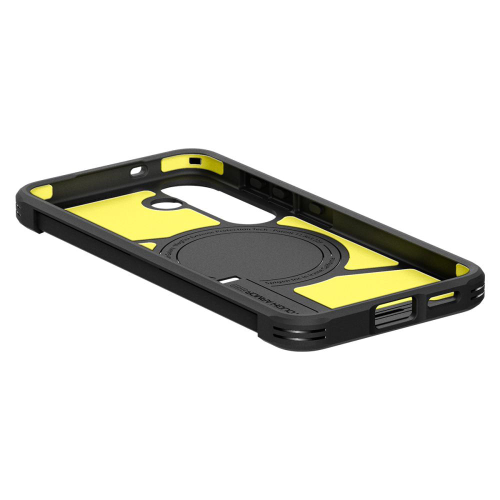 Spigen Husa de protectie Spigen Tough Armor MagSafe (ACS09008) compatibil cu Samsung Galaxy S25, Negru – imagine 7