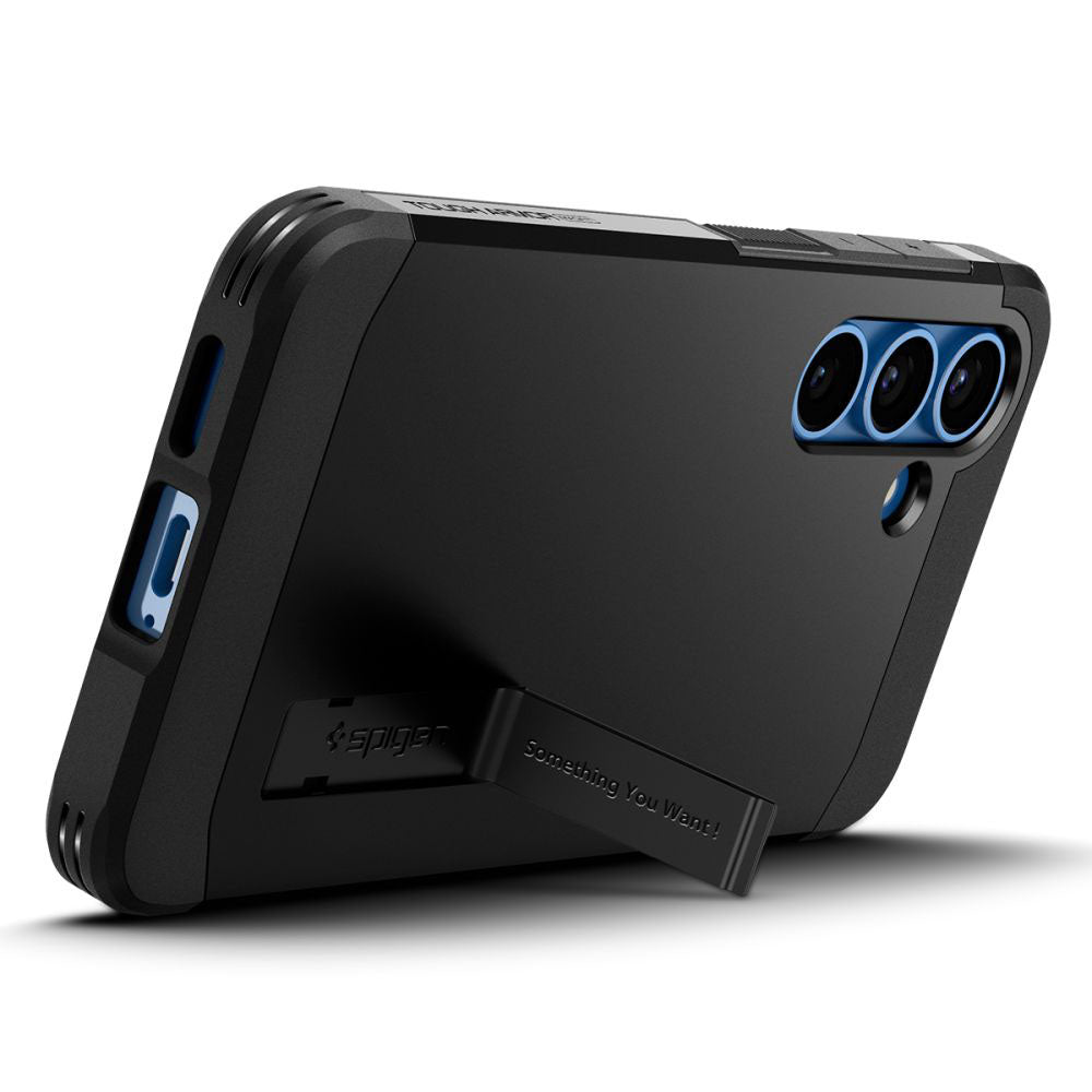 Spigen Husa de protectie Spigen Tough Armor MagSafe (ACS09008) compatibil cu Samsung Galaxy S25, Negru – imagine 5