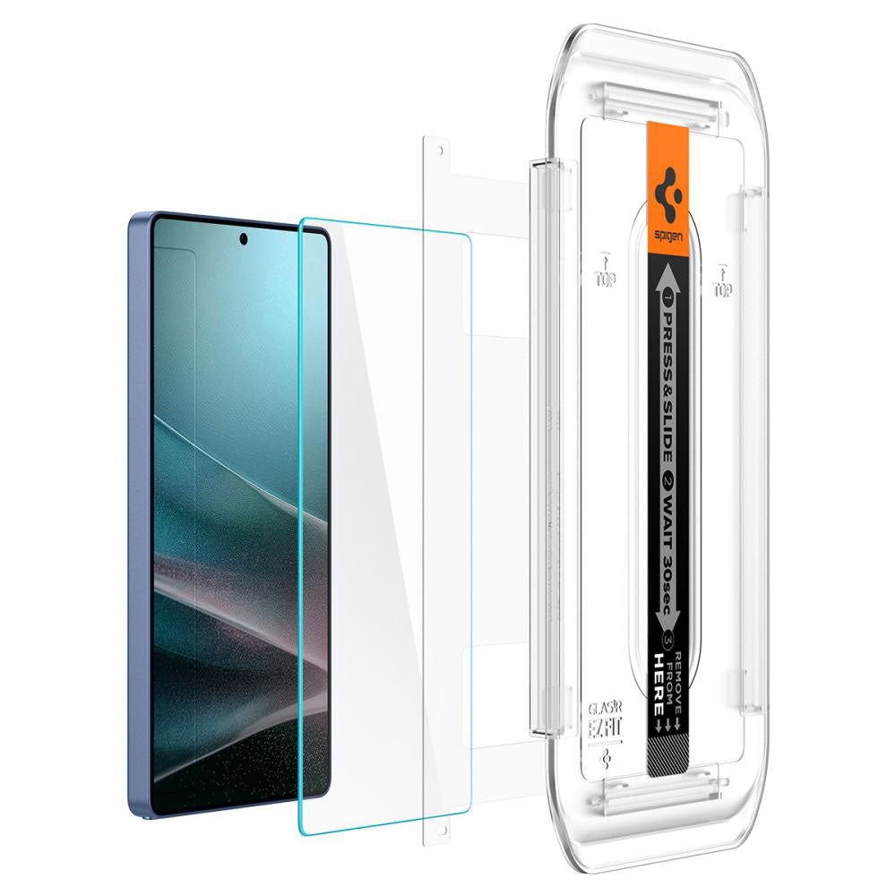 Spigen - (2 pack) Glas.tR EZ-FIT HD (AGL09082) - Samsung Galaxy S25 Ultra - Clear