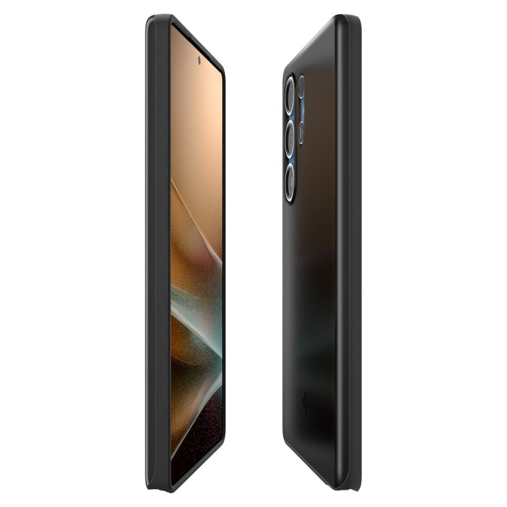 Spigen Husa de protectie Spigen Thin Fit MagSafe (ACS08946) compatibil cu Samsung Galaxy S25 Ultra, Negru – imagine 6
