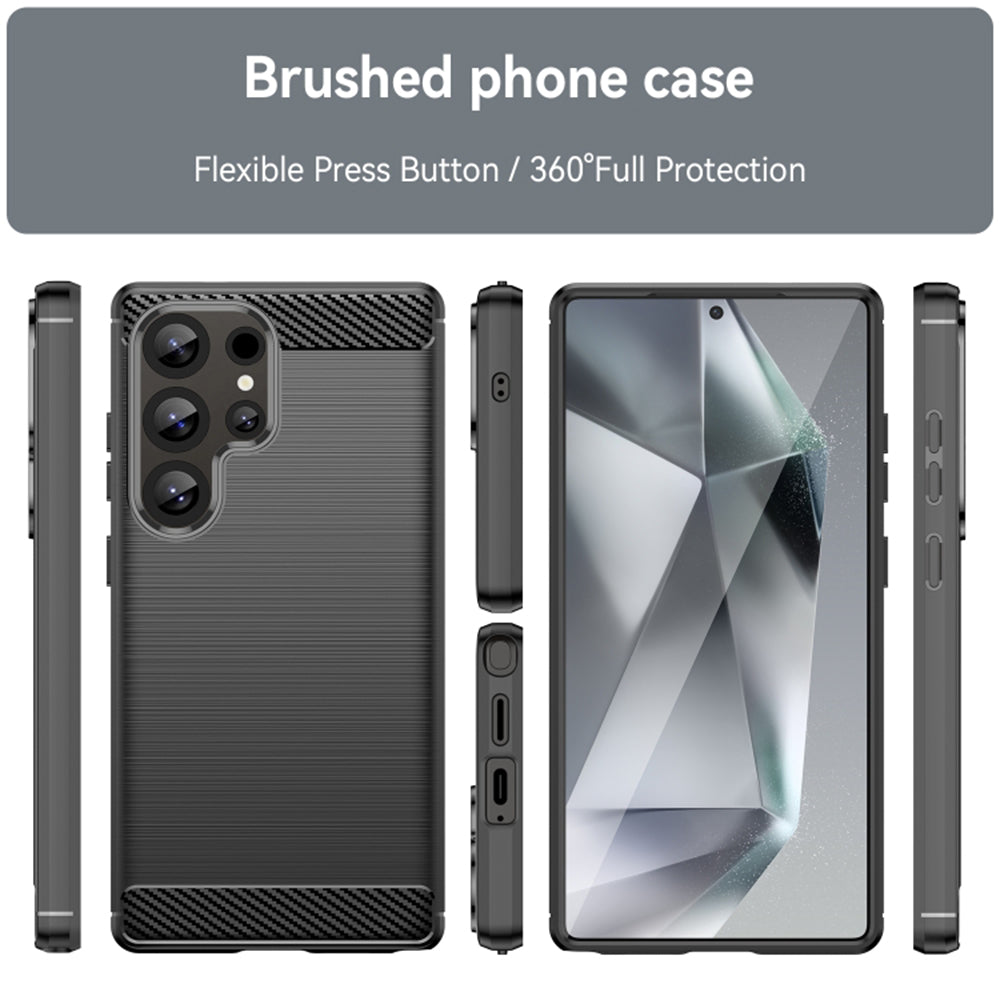 Techsuit - Carbon Silicone - Samsung Galaxy S25 Ultra - Blue