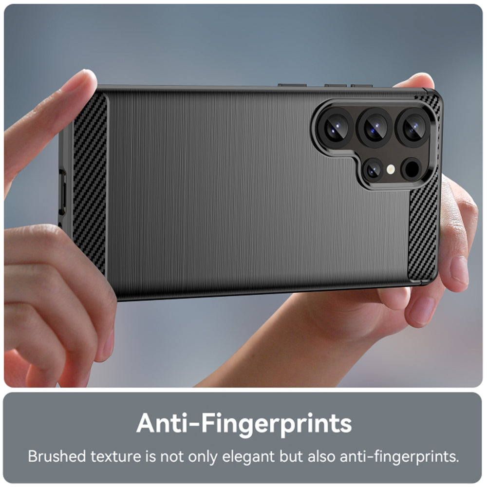 Techsuit - Carbon Silicone - Samsung Galaxy S25 Ultra - Black