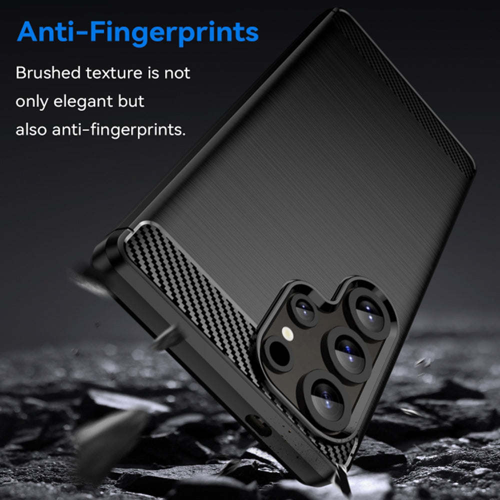 Techsuit - Carbon Silicone - Samsung Galaxy S25 Ultra - Black