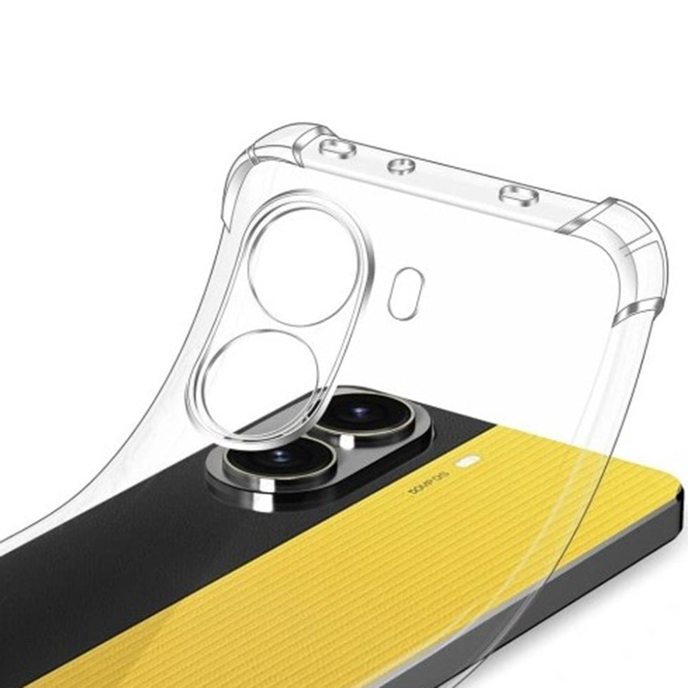 Techsuit - Shockproof Clear Silicone - Xiaomi Poco X7 Pro - Clear