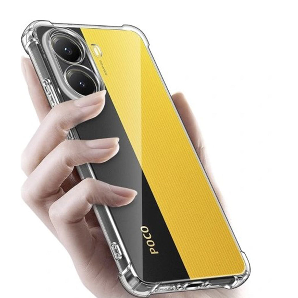 Techsuit - Shockproof Clear Silicone - Xiaomi Poco X7 Pro - Clear