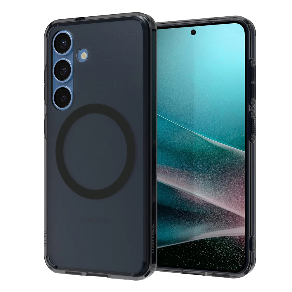 Spigen Husa de protectie Spigen Ultra Hybrid MagSafe (ACS09005) compatibil cu Samsung Galaxy S25, Frost Black – imagine 