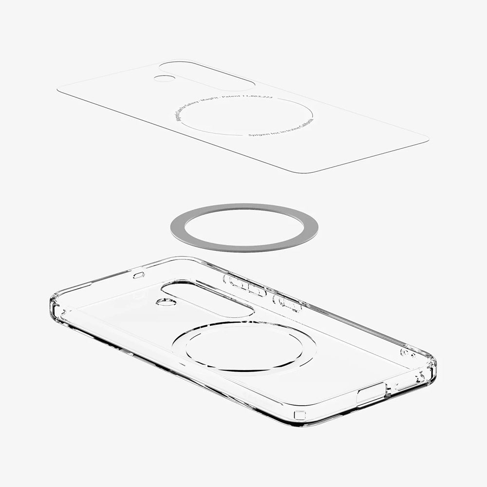Spigen - Ultra Hybrid MagSafe (ACS08981) - Samsung Galaxy S25 Plus - Clear / White