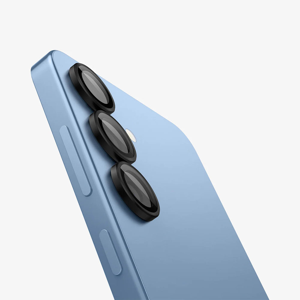 Spigen Folie de protectie Spigen (set de 2) Optik.tR EZ Fit Pro Camera Glass (AGL09092) compatibil cu Samsung Galaxy S25