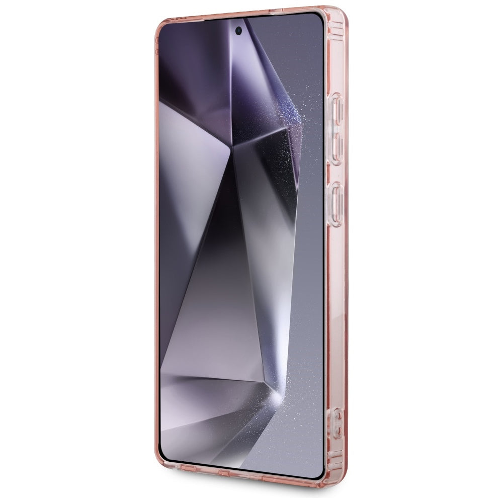 Guess - IML Rhinestones MagSafe (GUHMS25LPFTDTEP) - Samsung Galaxy S25 Ultra - Pink
