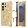 Techsuit - Luxury Glitter MagSafe - Samsung Galaxy S25 Ultra - Gold