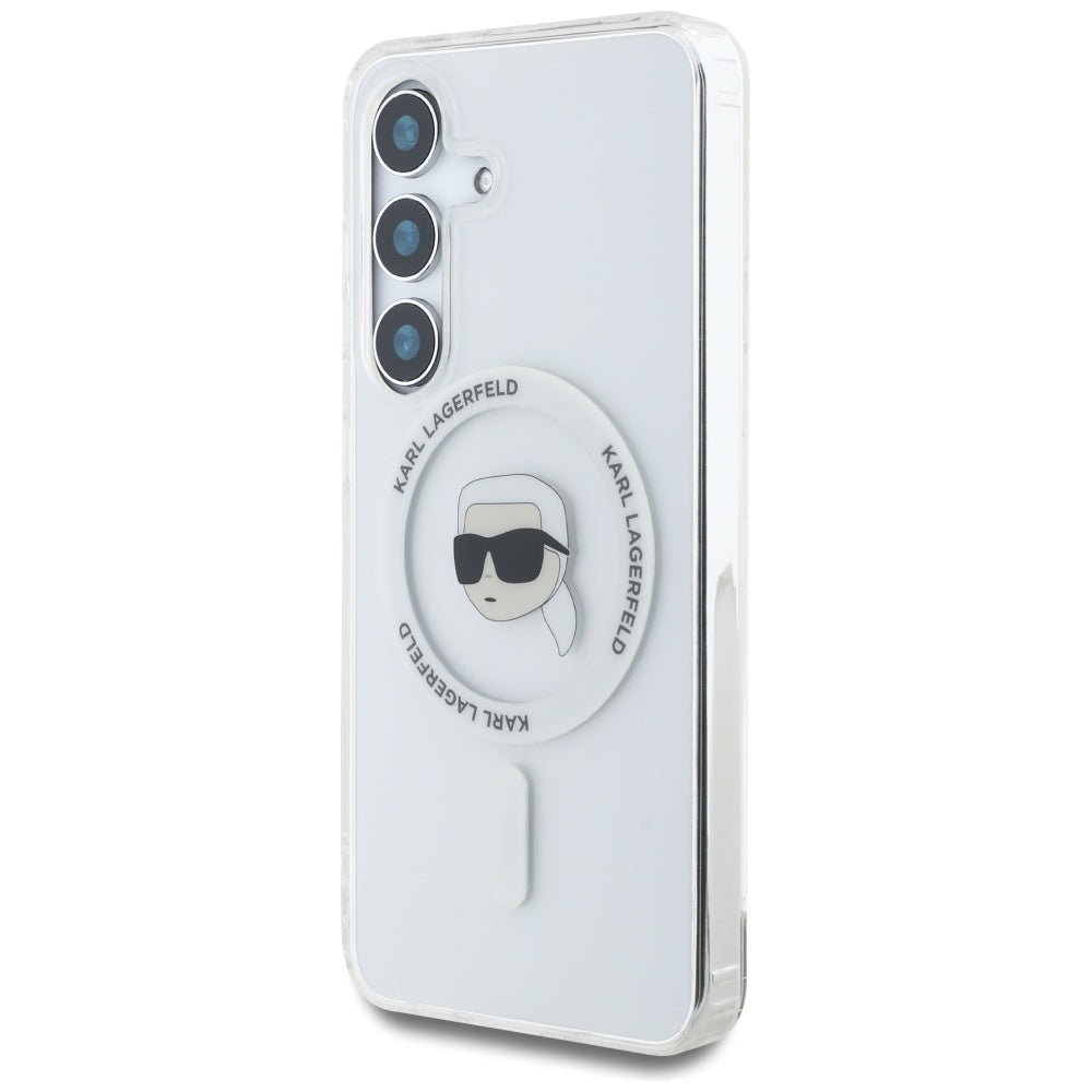Karl Lagerfeld - IML MagSafe (KLHMS25SHLSKIH) - Samsung Galaxy S25 - Karl`s Head