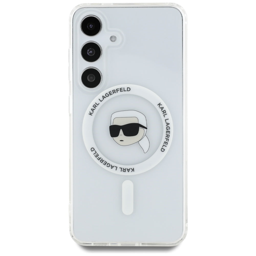 Karl Lagerfeld - IML MagSafe (KLHMS25SHLSKIH) - Samsung Galaxy S25 - Karl`s Head