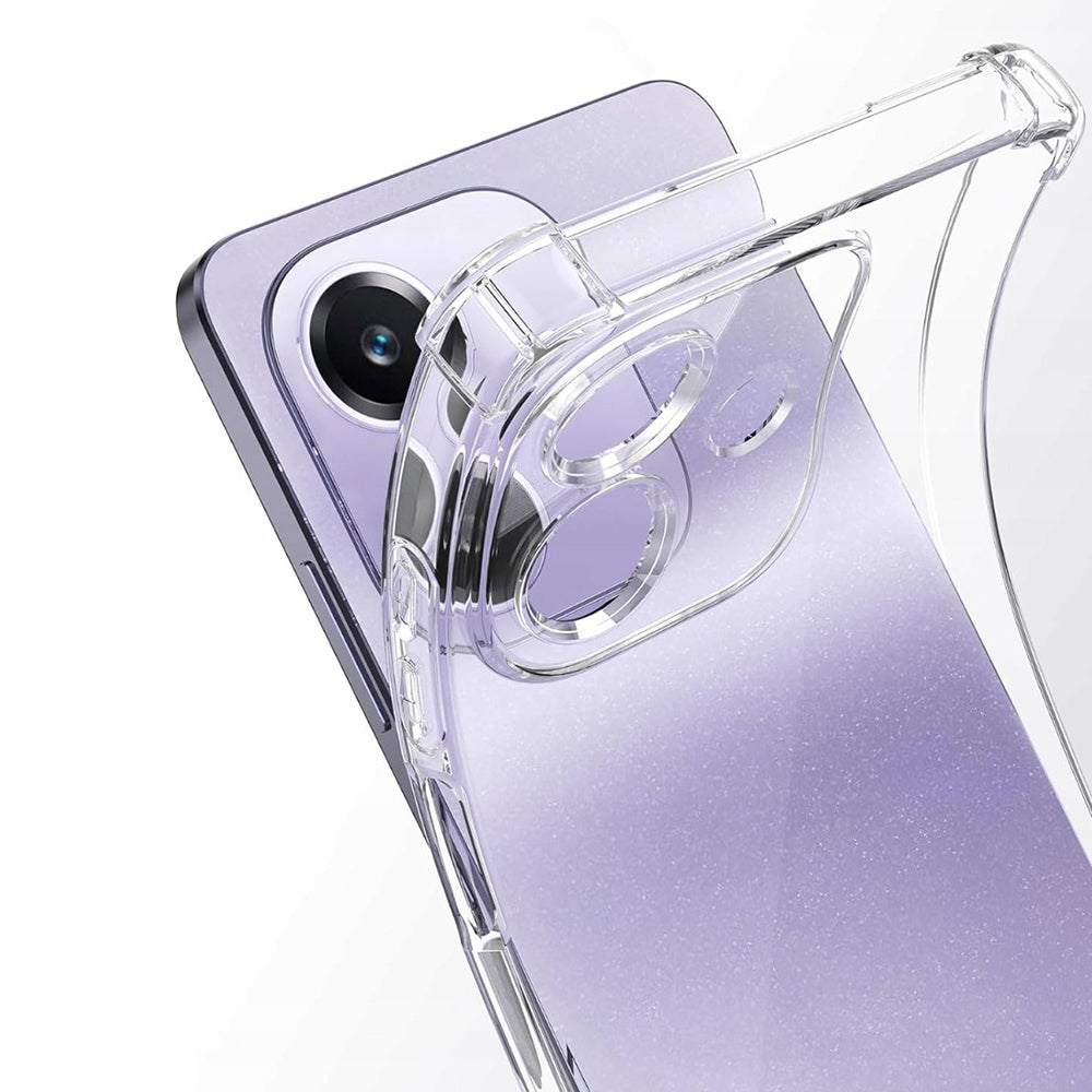 Techsuit - Shockproof Clear Silicone - Oppo A40 4G - Clear