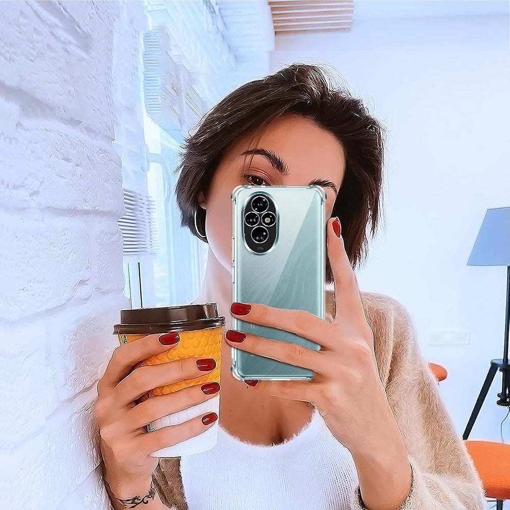 Techsuit - Shockproof Clear Silicone - Honor 200 - Clear