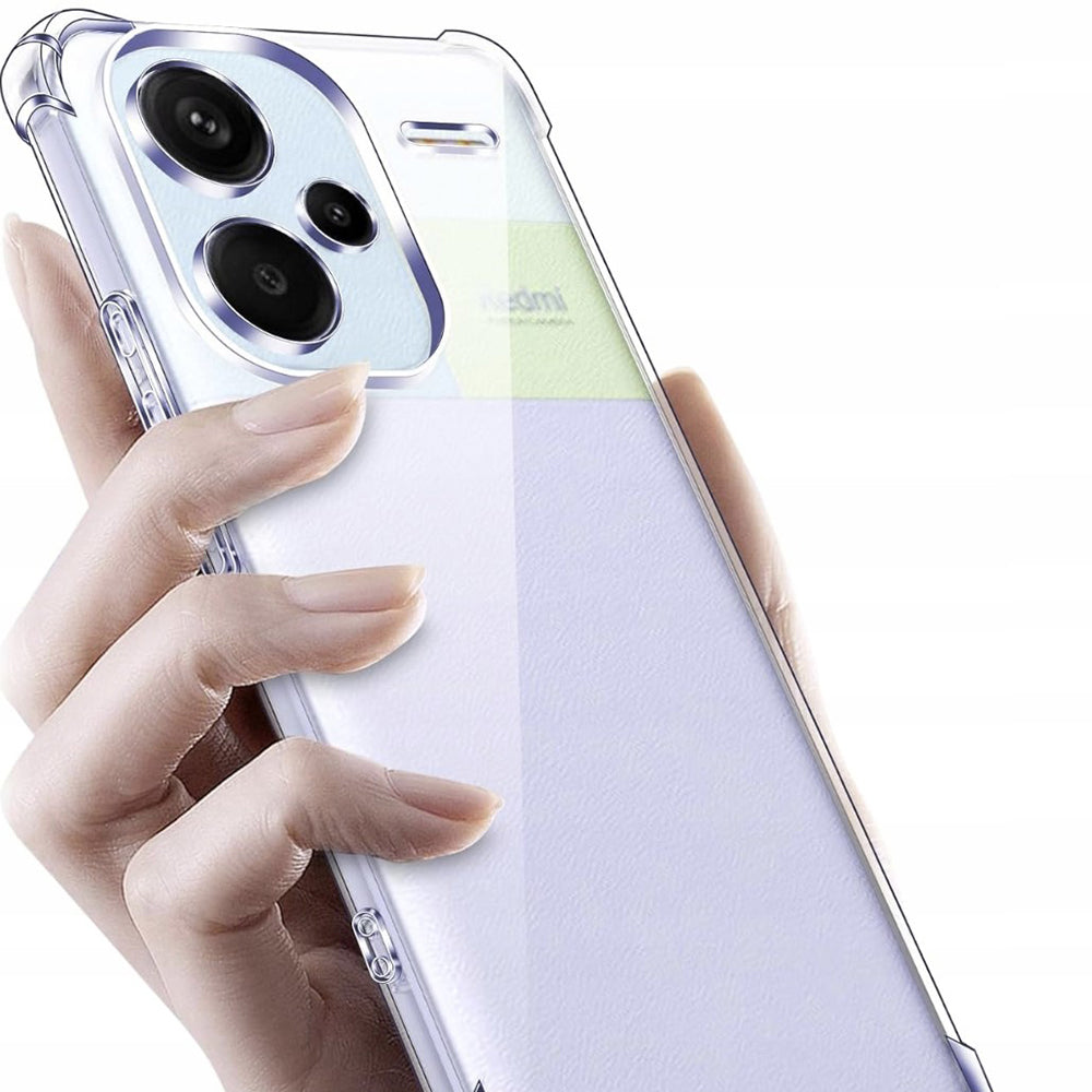 Techsuit - Shockproof Clear Silicone - Xiaomi Redmi Note 13 Pro+ 5G - Clear