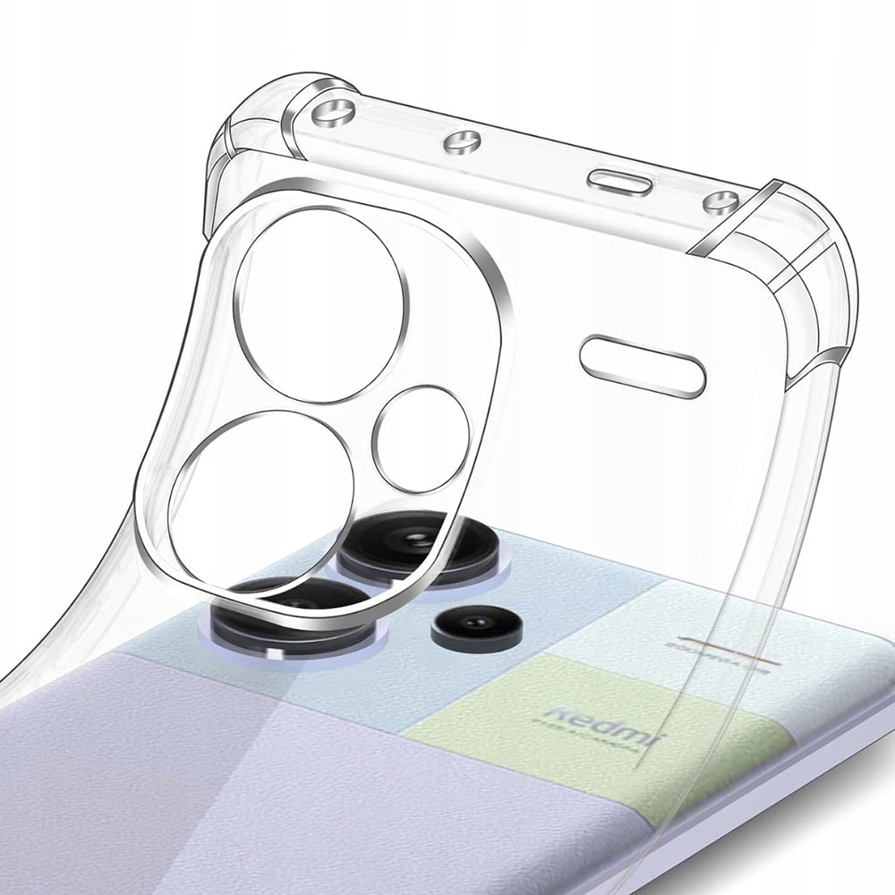 Techsuit - Shockproof Clear Silicone - Xiaomi Redmi Note 13 Pro+ 5G - Clear