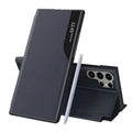 TechSuit Husa de protectie Techsuit eFold Series compatibil cu Samsung Galaxy S25 Ultra, Albastru Inchis
