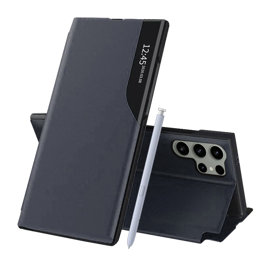 TechSuit Husa de protectie Techsuit eFold Series compatibil cu Samsung Galaxy S25 Ultra, Albastru Inchis