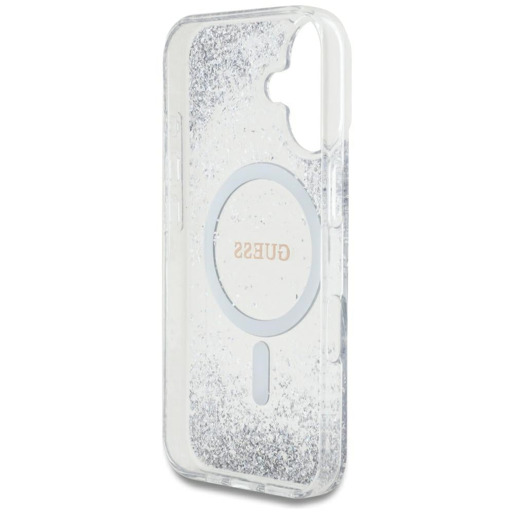 Guess - Hardcase Resin Gradient Glitter MagSafe (GUHMP16SRGRGES) - iPhone 16 - Silver