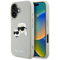 Karl Lagerfeld - 3D Design (KLHCP16SRBCKCHLE) - iPhone 16 - Beige Rubber Karl&Choupette